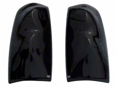 Tail Shades Tail Light Covers; Smoked (10-18 RAM 3500)