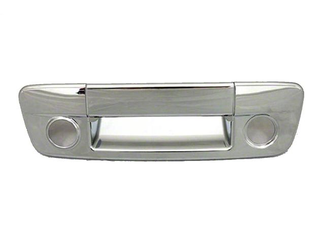 Putco Tailgate Handle Cover with Keyhole and Backup Camera Opening; Chrome (10-18 RAM 3500)