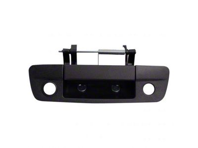 Tailgate Handle with Backup Camera Opening; Textured Black (13-18 RAM 3500)