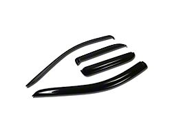 Tape-On Wind Deflectors Window Visors; Smoked (03-09 RAM 3500 Quad Cab)