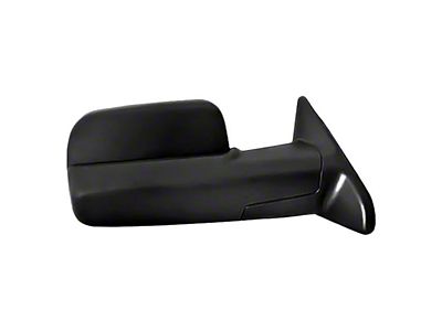 Replacement Towing Mirror; Textured; Black; Passenger Side; Passenger Side (10-12 RAM 3500)