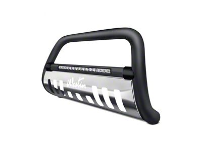 Ultimate LED Bull Bar; Textured Black (19-24 RAM 3500)
