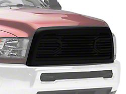Upper Replacement Grille; Matte Black (10-18 RAM 3500)