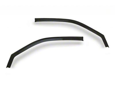 Ventgard Snap Window Deflectors; Smoked; Front Only (03-09 RAM 3500)