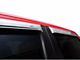 Ventvisor Window Deflectors; Front and Rear; Chrome (10-24 RAM 3500 Crew Cab)