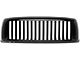 Vertical Style Upper Replacement Grille; Black (03-05 RAM 3500)