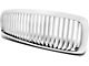 Vertical Style Upper Replacement Grille; Chrome (03-05 RAM 3500)
