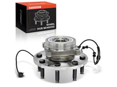 Wheel Bearing and Hub Assembly with ABS Sensor; Front (06-08 4WD RAM 3500)