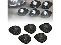 White LED Roof Cab Lights; Smoked (94-98 RAM 3500)