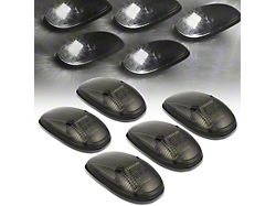 White LED Roof Cab Lights; Smoked (99-02 RAM 3500)