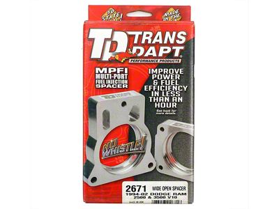 WIDE-OPEN MPFI Throttle Body Spacer (94-02 8.0L RAM 3500)