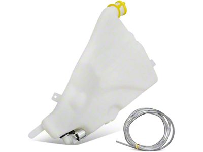 Windshield Washer Reservoir Tank Bottle with Level Sensor and Fluid Pump (94-02 RAM 3500 w/ Fluid Level Sensor Port)