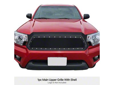 Wire Mesh Upper Replacement Grille; Black (10-13 RAM 3500)