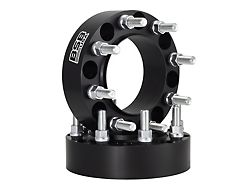 1.50-Inch Hubcentric Wheel Spacers; Black; Set of Two (03-10 RAM 3500 SRW)