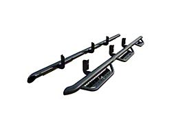 Ranch Hand Legend Series 6-Step Wheel to Wheel Side Step Bars; Gloss Black (99-16 F-250 Super Duty SuperCrew w/ 8-Foot Bed)