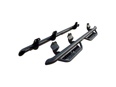 Ranch Hand Legend Series Cab Length Side Step Bars; Gloss Black (17-25 F-250 Super Duty SuperCrew)