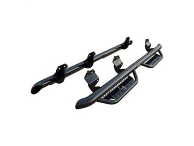 Ranch Hand Legend Series Cab Length Side Step Bars; Gloss Black (17-25 F-350 Super Duty SuperCrew)