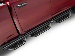 Ranch Hand Midnight Series 6-Step Wheel to Wheel Side Step Bars; Matte Black (10-25 RAM 3500 Crew Cab w/ 6.4-Foot Box)