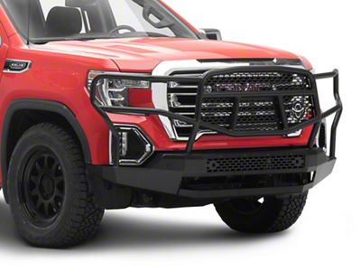 Ranch Hand Midnight Series Front Bumper with Grille Guard (19-21 Sierra 1500)
