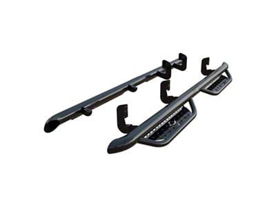 Ranch Hand Legend Series Cab Length Side Step Bars; Gloss Black (07-19 Sierra 3500 HD Crew Cab)