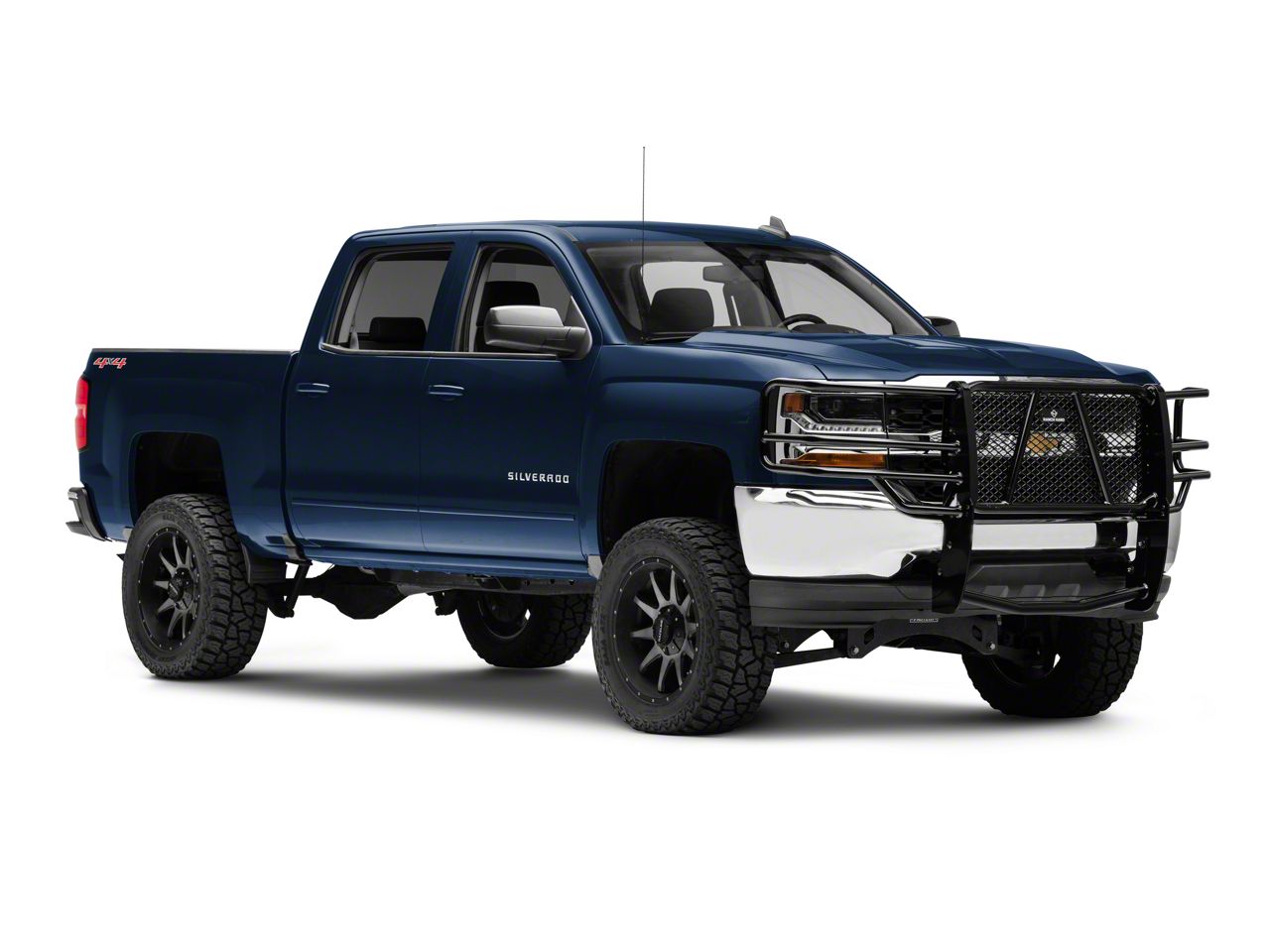 2012 Silverado Ranch Hand Ranch Hand Silverado 1500 Legend Grille Guard; Black GGC16HBL1 (16-18 ...