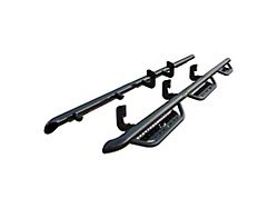 Ranch Hand Legend Series 6-Step Wheel to Wheel Side Step Bars; Gloss Black (07-19 Silverado 3500 HD Crew Cab w/ 8-Foot Long Box)