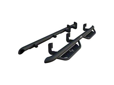 Ranch Hand Midnight Series Cab Length Side Step Bars; Matte Black (07-19 Silverado 3500 HD Crew Cab)