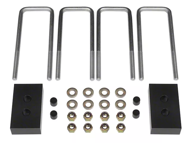 Rancho 1.50-Inch Rear Lift Block Kit (14-20 4WD F-150, Excluding Raptor)