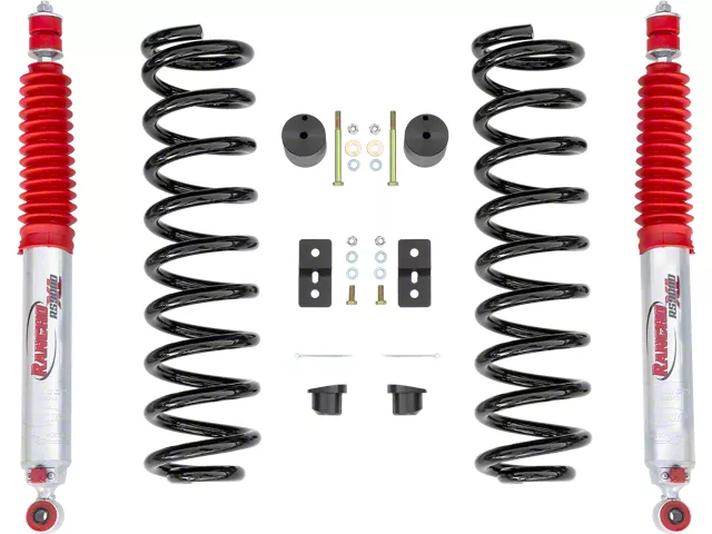 Rancho 2.50-Inch Front Level-IT System with RS9000XL Shocks (11-24 4WD 6.7L Powerstroke F-350 Super Duty)