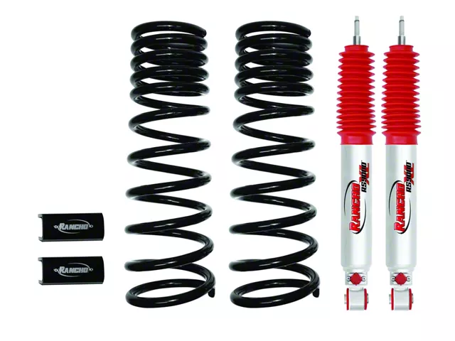 Rancho 2.50-Inch Front Level-IT System with Front RS9000XL Shocks (03-13 4WD RAM 2500)