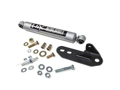 Rancho RS5000 Single Steering Stabilizer with Mounting Kit (16-24 Sierra 2500 HD)