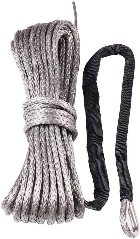 Ranger 1/4-Inch x 50-Foot Synthetic Winch Rope; 10,000 lb. - Free Shipping