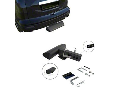 12-Inch Hitch Step for 2-Inch Receiver; Black (Universal; Some Adaptation May Be Required)