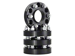 1.50-Inch Hubcentric Wheel Spacers; Black; Set of Four (19-26 Ranger)