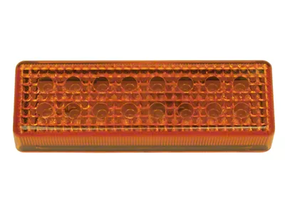 16-Diode Double Row LED Light; Amber (Universal; Some Adaptation May Be Required)