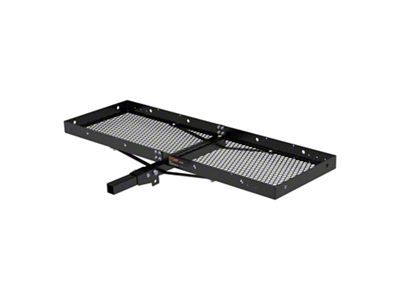 2-Inch Receiver Hitch Tray-Style Cargo Carrier; 60-Inch x 20-Inch (Universal; Some Adaptation May Be Required)