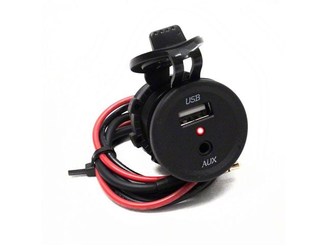 Ford Ranger Usb Socket Ranger 2-Port Round Socket with USB Port and 3.50mm AUX Input ...