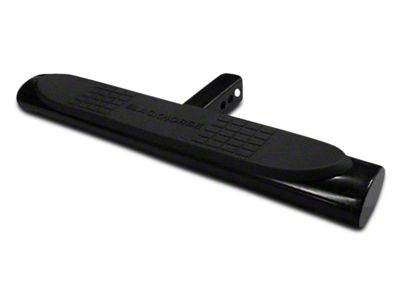 28-Inch Oval Hitch Step; Black (Universal; Some Adaptation May Be Required)