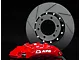 4-Piston Front Big Brake Kit with 14-Inch Slotted Rotors; Red Calipers (19-23 Ranger)