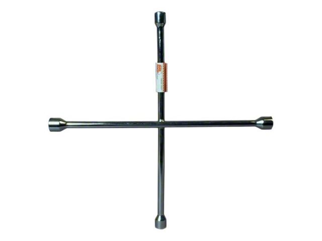 4-Way Cross Lug Wrench; 14-Inch