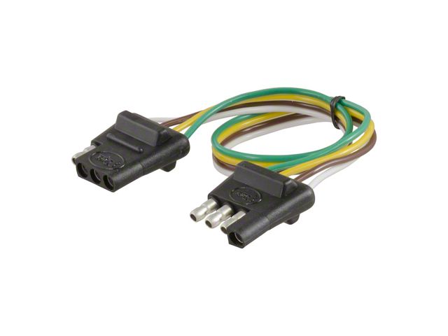 Service Ranger Connector Ranger 4-Way Flat Connector Plug and Socket with 12-Inch Wiring