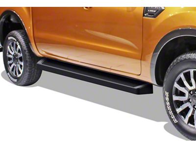 6-Inch iRunning Boards; Black (19-25 Ranger SuperCrew)
