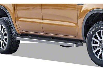 6-Inch iStep Running Boards; Hairline Silver (19-25 Ranger SuperCrew)