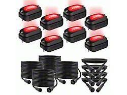 8-Piece Wide Angle RGB Rock Lights (Universal; Some Adaptation May Be Required)