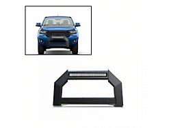Armour Bull Bar with 20-Inch LED Light Bar; Matte Black (19-23 Ranger)