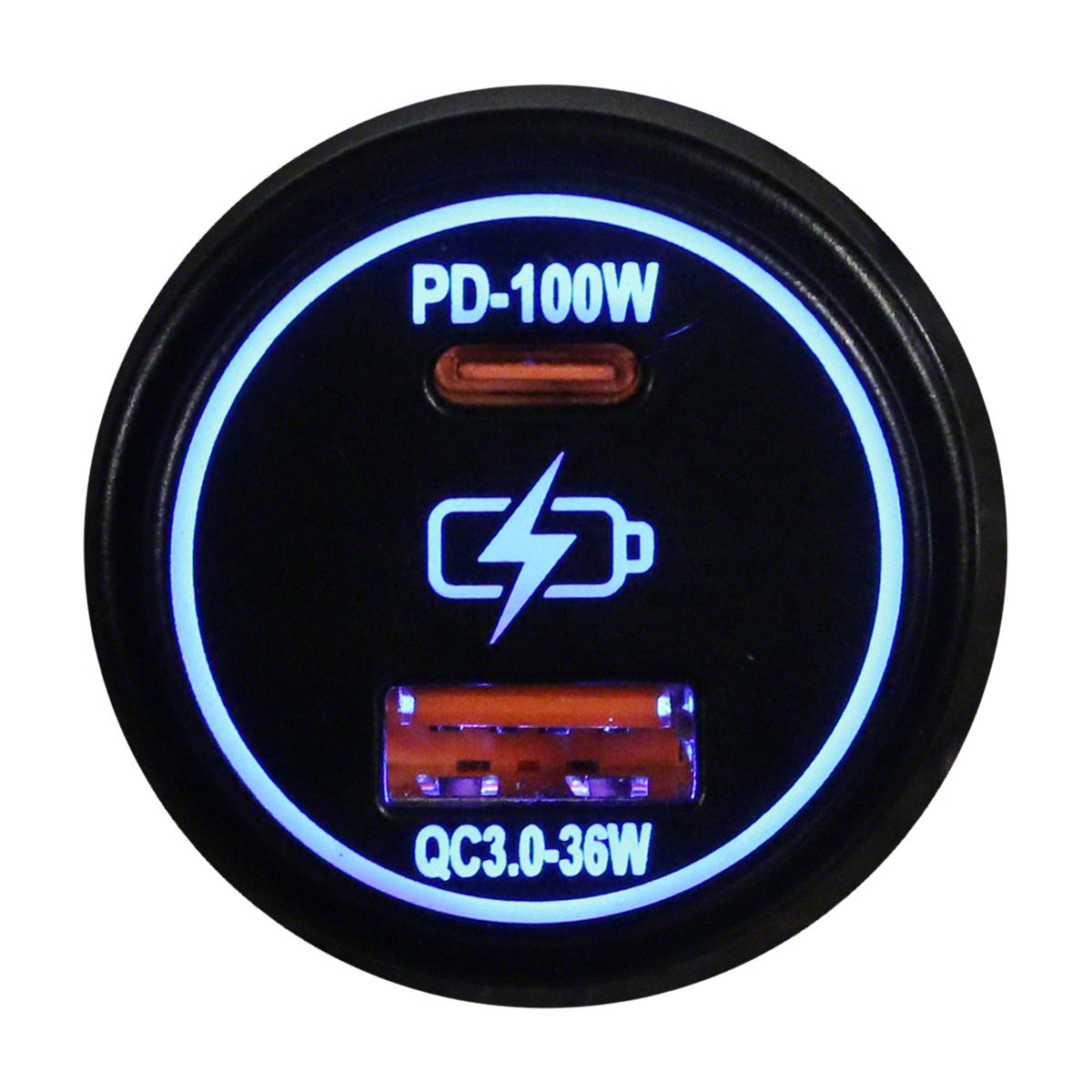 Ranger Auxiliary Charging Port Round Socket with C-Type PD 100W + A ...
