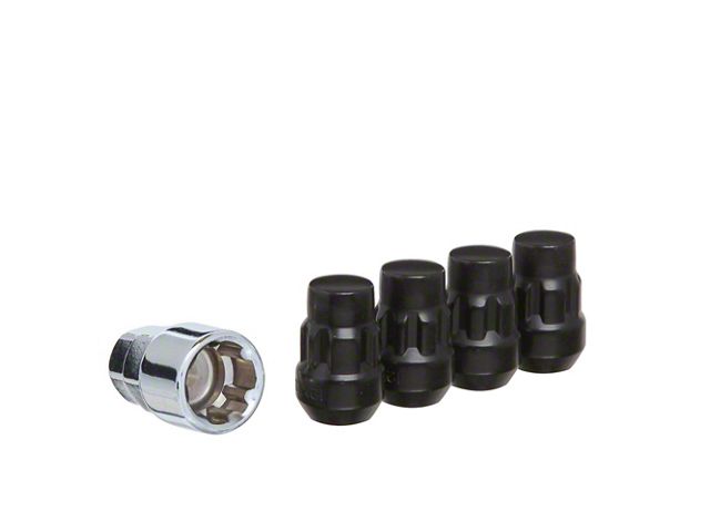 Lock Rims Ford Ranger Ranger Black Acorn Wheel Locks for Aftermarket Wheels; M12x1.5; Set of ...