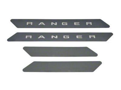 Putco Black Platinum Door Sills with RANGER Etching (19-25 Ranger SuperCrew)