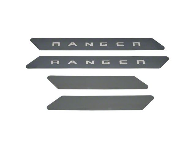 Putco Black Platinum Door Sills with RANGER Etching (19-24 Ranger SuperCrew)