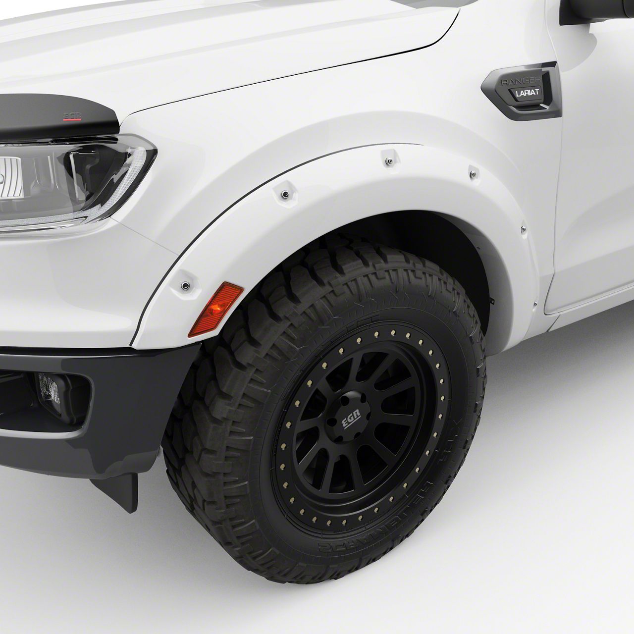 EGR Ranger BoltOn Style Fender Flares; Oxford White 793554YZ (1923